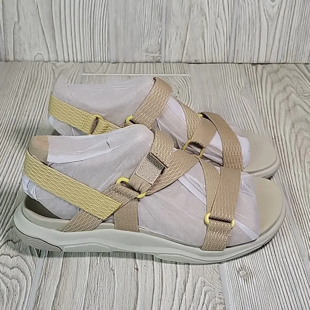 Earth Origins Veda Sandal Wheat Womens Size 7 New In Box